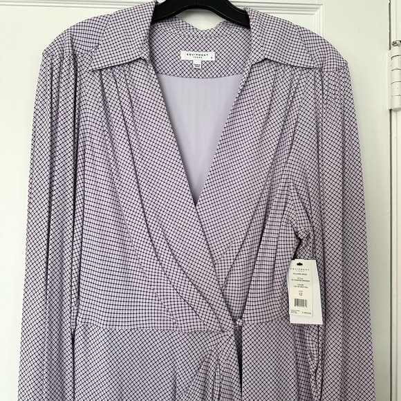 Equipment Lavender Gillian’s Dress - Size 12 NWT - Picture 3 of 10